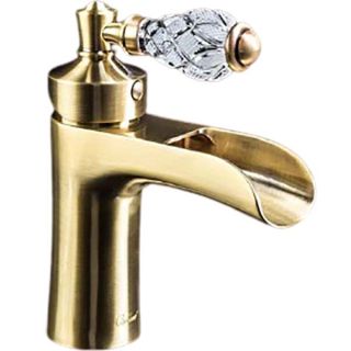 Смеситель для раковины Boheme Vogue Crystal бронза 201-CRST